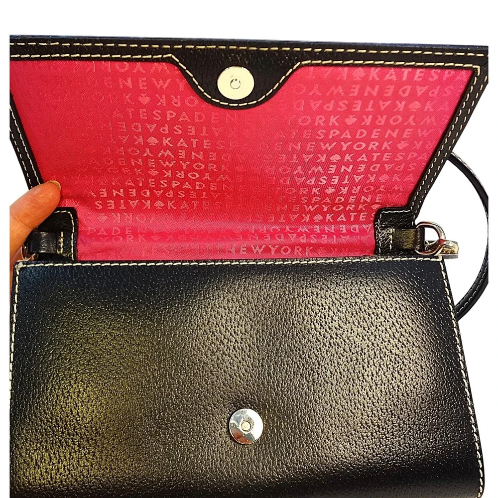Kate Spade New York Wellesley Natalie‎ Convertible Clutch Crossbody Bag Black